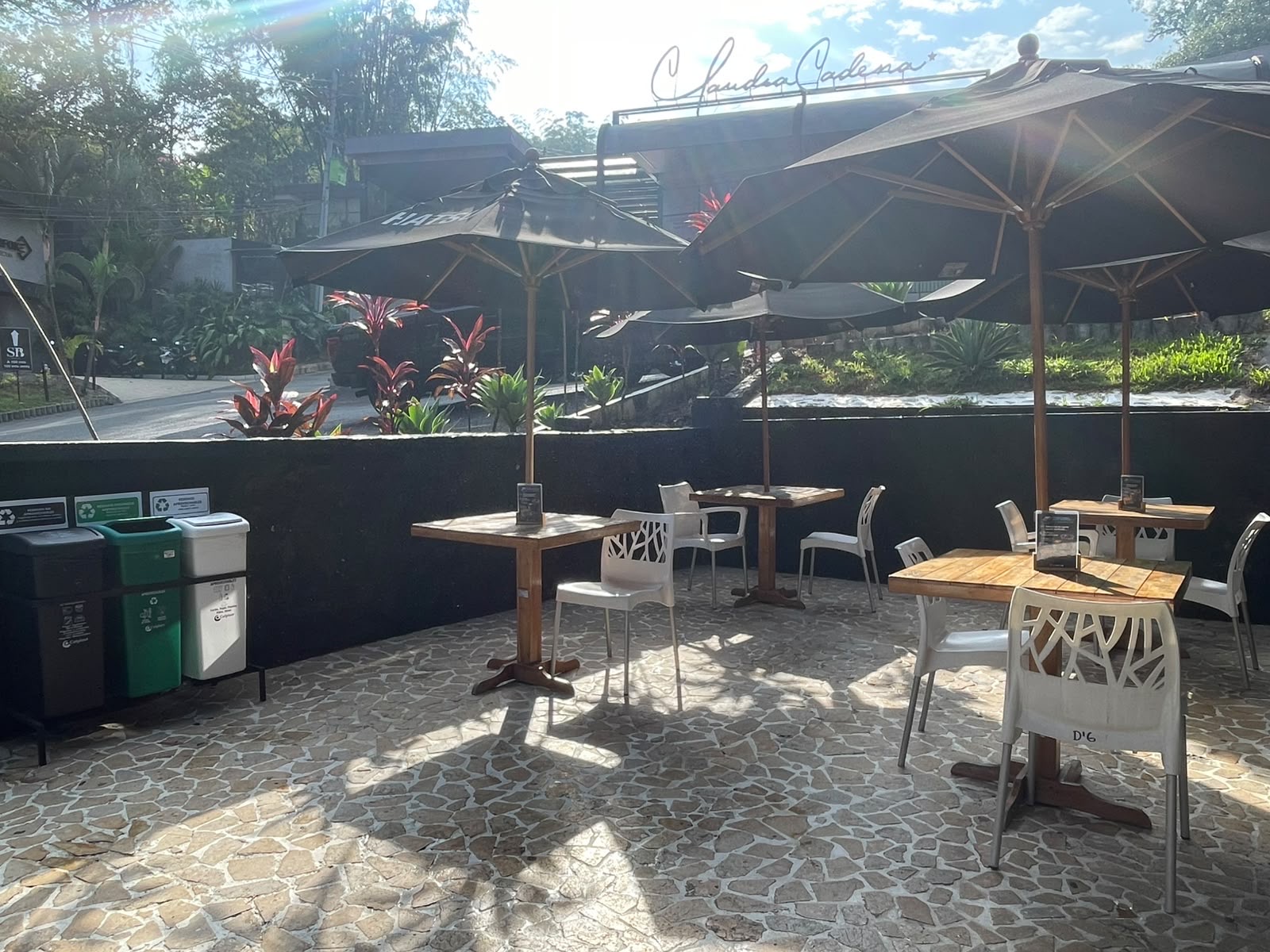 Zona de espera al aire libre